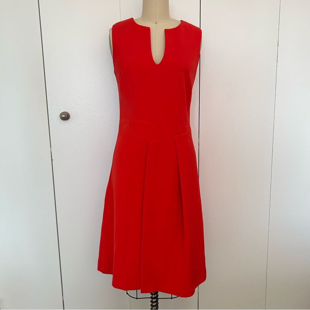 Ava & Aiden Sleeveless V-Neck Midi Dress